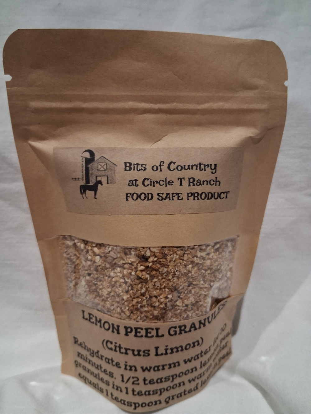 Lemon Zest (Dried & Grated)